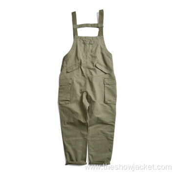 Multi Pocket Overalls Custom Men's Overalls Fashion 2021